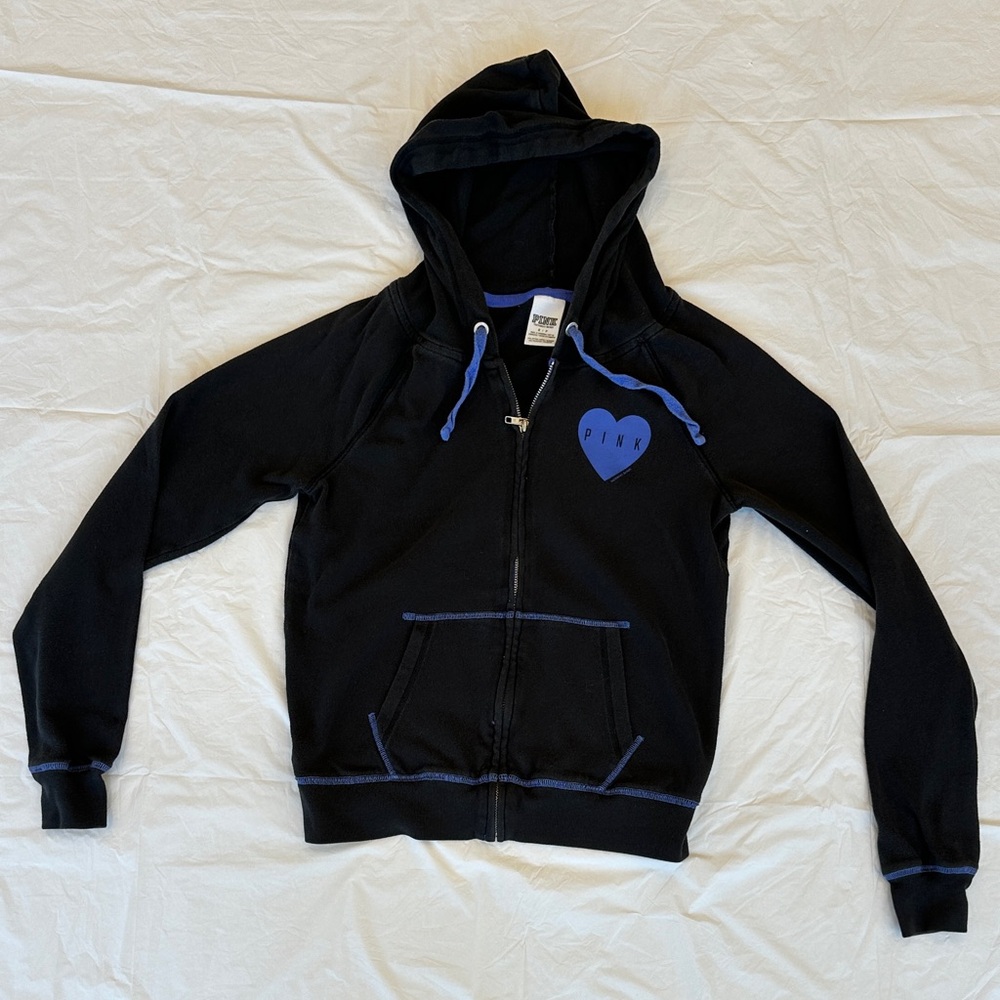 Victoria's Secret Black Jacket with Blue Details